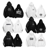 Unisex Kpop Hop Printed Pullover Hoodie