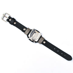 Punk Style Anime Leather Bracelet