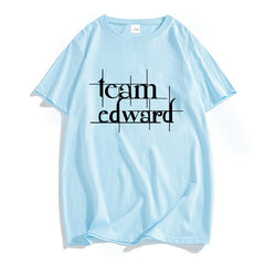 Casual Twilight Team Edward Print T-Shirt