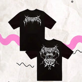 Unisex Kpop Cartoon Print Crew Neck Tee