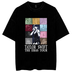 Women's Taylor Printed Loose Cotton T-shirt