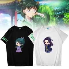 Trendy Girl's Anime Short Sleeve T-Shirt