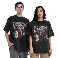 Vintage Washed Damon Salvatore Loose T-Shirt