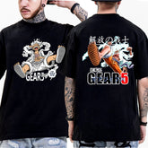 Unisex Luffy Graphic Print Loose T-shirt