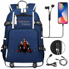 Leisure TVD Print Large-capacity Backpack