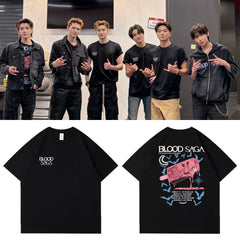 EN- BloodSaga North American TOUR Printed Top