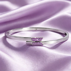 BANGTAN Purple Diamond Open Bracelet