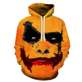 Unisex Joker Graffiti Printed 3D Casual Hoodie