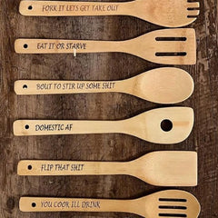 Funny Wooden Spoon Set