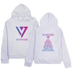 Trendy Kpop Logo Printed Casual Hoodie