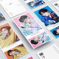 ATZ Album Your Friendly Ghost Postcard Stickers