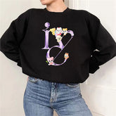 Girl Group Album Logo Printed Sweatshirt