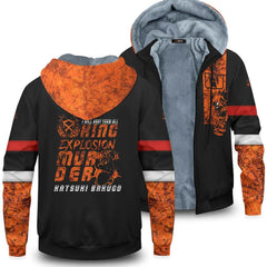 My Hero Anime Zipper Thicken Hoodie