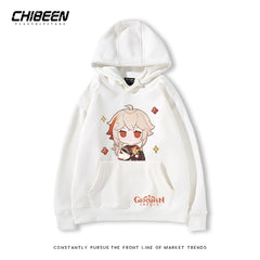 Unisex Game Cartoon Print Casual Hoodie