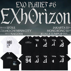 PLANET6 EXhOrizon Printed Short-sleeved T-shirt