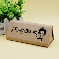 Anime Glasses Folding Pencil Case