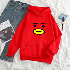 Lovely Casual Cartoon Kpop Hoodie