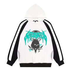Cute KPOP Evil Doll Printed Pocket Hoodie