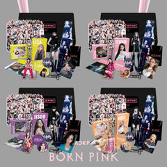 Jisoo ROSE Sticker Card Keychain Gift Box