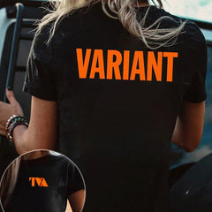 Trendy Unisex TVA Loki Print Loose T-shirt