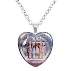 KATSEYE Heart Gem Pendant Necklace