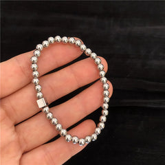Trendy Hyunjin Round Bead Bracelet
