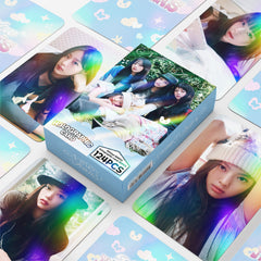 124PCS Summer of NJZ Holographic Photocard Sticker