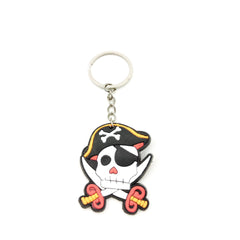 Anime Pirate Soft Rubber Keychain Pendant