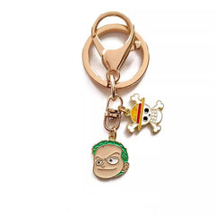 Creative Luffy Zoro Sanji Keychain Alloy Pendant
