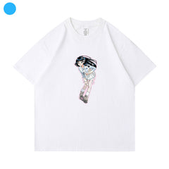 NJZ Cartoon Printed Short-sleeved Tee