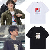 Seungmin I.N Cotton Loose Short-sleeved T-shirt