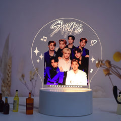 Creative Kpop Logo Night Light