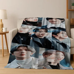 BANGTAN Poster Flannel Blanket