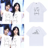 Haewon BAE Round Neck Printed T-shirt