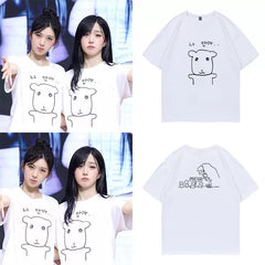 Haewon BAE Round Neck Printed T-shirt