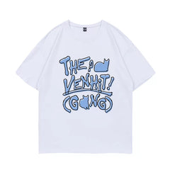 RYO Same Graphic Cotton Printed Crew Neck Top