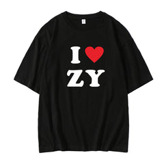 KPOP Crew Neck Casual Cotton Short Sleeve T-Shirt