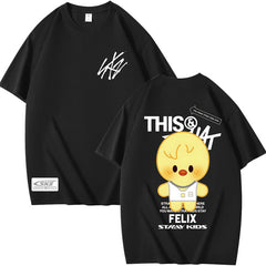 SKZ THIS & THAT Printed Summer Short Sleeve T-Shirt