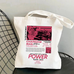 Casual Anime Printed Canvas Shoulder Bag