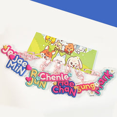 NCT DREAM Name Tag Keychain Accessories