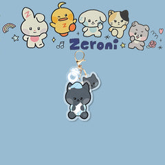KPOP Cartoon Acrylic Pendant Keychain