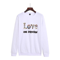 Casual LOVE Print Crew Neck Sweatshirt