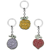 Luffy Devil Fruit Keychain Pendant