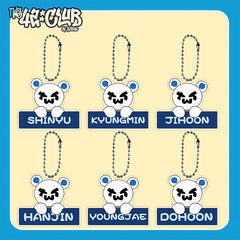 TWS Name Tag Bead Chain Acrylic Pendant