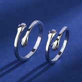 Niche Hugging Sterling Silver Ring