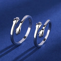 Niche Hugging Sterling Silver Ring