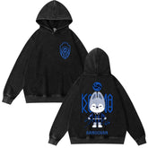 Vintage KPOP Wolf Chan Jiniret Washed Hoodie
