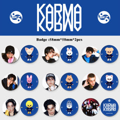 SKZ Album KARMA Badge 2PCS