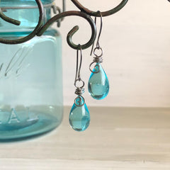 Creative Water Drop Earrings Necklace