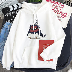 Unisex Anime Graphic Print Thin Hoodie